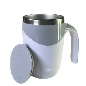 Cangkir kopi insulasi otomatis, cangkir Stainless Steel otomatis magnetik, cangkir pengaduk otomatis, cangkir kopi pencampur