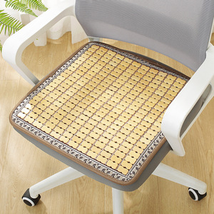 Factory <b>Stools</b> <b>Bamboo</b> Chair Cushion Cooling Mat Office Chair Seat Pad Summer Use - Product Image 3
