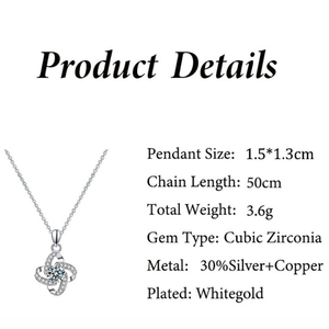 Collana con ciondolo con nodo di cristallo femminile carino <span class=keywords><strong>per</strong></span> <span class=keywords><strong>mia</strong></span> <span class=keywords><strong>mamma</strong></span> gioielli da sposa Vintage <span class=keywords><strong>per</strong></span> il <span class=keywords><strong>regalo</strong></span> della festa della <span class=keywords><strong>mamma</strong></span> - Product Image 6