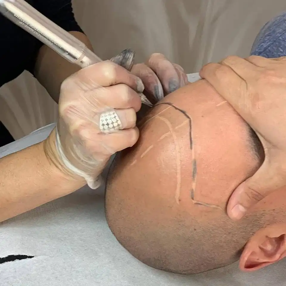 PM-tatuaje Microblading para cejas, trazo de pelo, cuero cabelludo, máquina de maquillaje permanente