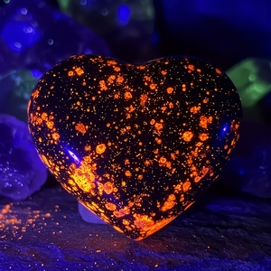 Cristal de Yooperlita en Forma de Corazón, Piedra Natural Pulida para Decoración del Hogar y Regalos Navideños, Venta al por Mayor - Product Image 6
