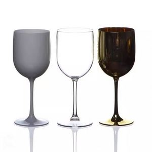 Copa de Vino Tinto de Polipropileno, Apta para Alimentos, Apta para Microondas, Reutilizable, Copa de Champán Acrílica Blanca Imperial - Product Image 2