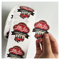 Étiquettes personnalisées avec logo imprimé pour l'emballage, autocollants en vinyle imperméables, impression d'étiquettes en rouleau, étiquettes rondes de remerciement, étiquettes d'emballage