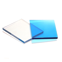 Plaque de toiture solide en polycarbonate, panneau PC transparent ignifuge pour bâtiments