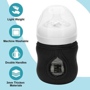 Funda de neopreno reutilizable para biberón de vidrio de 4 oz, aislante de calor/frío, para accesorios de bebidas de vidrio Philips Avent - Product Image 4