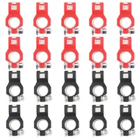 10 paires de connecteurs de pinces de borne de câble de batterie réglés ajustement négatif positif pour Nissan