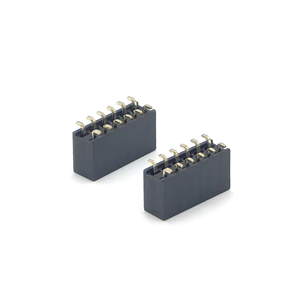 Conector hembra de paso de 2.0mm, doble fila, tipo Y SMD, H:6.35mm/L:4.0mm, material PA6T, 2*6P - Product Image 1