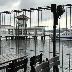 Tam giác uốn hàn dây sắt lưới cong chu vi hàng rào sơn tĩnh điện nhúng nóng cuộn hàng đầu hàng rào - Product Image 5