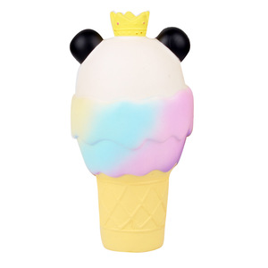 Panda Ice Cream <b>Squishy</b> Toy TPE 5-7 Years Unisex Fidget Toy Desk Decor - Product Image 4