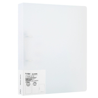 Carpeta de papel de examen Deli 64508 Carpeta A4 Este folleto Inserto transparente de dos agujeros de alta calidad