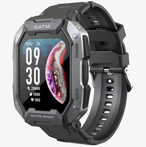 Orologio intelligente C20 IP68 5ATM impermeabile Sport all'aperto Fitness Tracker 380mAh grande batteria di monitoraggio della salute Smartwatch 2023 vendita calda - Product Image 2