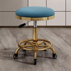 Tabouret de Salon Réglable de Luxe Moderne, Chaise de Pédicure pour Barbier, Spa, Salle à Manger, Usage Domestique – Disponible à la Vente - Product Image 5