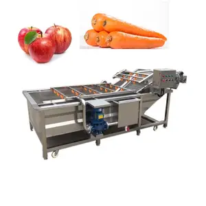 New generation fruit and vegetable processing line / fruit vegetable washing and cutting machine from reliable manufacturer