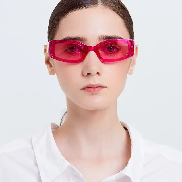 YTSSL813018 fashion smart sunglasses women custom European and American women candy square shades sunglasses 2022
