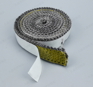 Bande résistante à la chaleur <span class=keywords><strong>de</strong></span> <span class=keywords><strong>joint</strong></span> auto-adhésif <span class=keywords><strong>de</strong></span> fibre <span class=keywords><strong>de</strong></span> verre noire pour le cachetage <span class=keywords><strong>de</strong></span> cheminée <span class=keywords><strong>de</strong></span> chaudière <span class=keywords><strong>de</strong></span> <span class=keywords><strong>porte</strong></span> <span class=keywords><strong>de</strong></span> four <span class=keywords><strong>de</strong></span> cheminée - Product Image 5