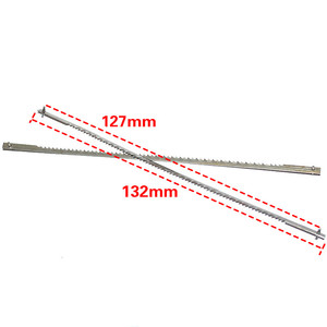 12x Cuchillas de sierra de calar negras de 127 mm con acabado de nitruro para accesorios de herramientas eléctricas de carpintería - Product Image 4