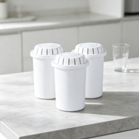 Cartouche filtrante à charbon actif à 4 étapes à haute capacité de rétention des contaminants, réduction continue des PFAS pour l'eau, certifiée NSF LFGB