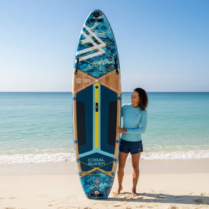 ราคาขายส่งจากโรงงาน บอร์ดยืนพายแบบเป่าลม ขนาด 11'6''*35"*6" รุ่นพรีเมียม Sup Gonfiabile สำหรับเล่นน้ำและเล่นเซิร์ฟ WT02/2 คุณภาพสูง - Product Image 1