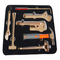 Ensemble d'outils anti-étincelles en cuivre béryllium X-spark 16 pièces, kit d'outils manuels antidéflagrants pour l'industrie pétrolière, gazière et chimique