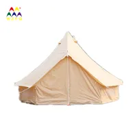 WZFQ 3M Luxus Leinwand Baumwolle Glamping Mongolian Camping House Familie Bell Jurte Zelt zu verkaufen