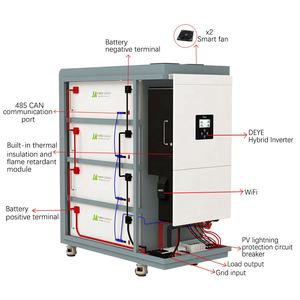 Все в одном инвертор и литиевая батарея 5kw 7kw 10kw 12kw 20kw 25kw 30kw Akku Batterie домашняя система хранения энергии батареи - Product Image 6