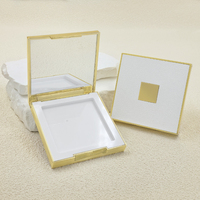 Boîte à gâteau en poudre Blush 5g personnalisée de luxe Boîte à fards à paupières Flip Boîte en plastique Conteneur Matériau de l'emballage cosmétique