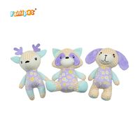 Famipet Fabricant Grossiste Nouveau Jouet pour Chien en Peluche Sonore et Moelleux, Design Animaux Colorés Printaniers, pour Chiots