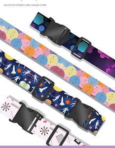 Correa de equipaje para viajes transfronterizos con diseño de dibujos animados de anime y estilo étnico, con hebilla de una sola pieza. - Product Image 2