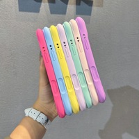 Coque de téléphone en silicone liquide à motif d'ondes magnétiques, respectueuse de la peau, antichoc, protection intégrale pour iPhone 17 16 Pro Max