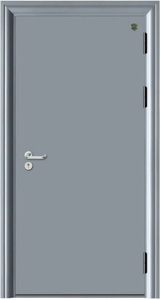 Commerciale 1-3 ore di acciaio ignifugo porta di legno tagliafuoco nominale porta singola o doppia aperta porte tagliafuoco esterne per le imprese - Product Image 3