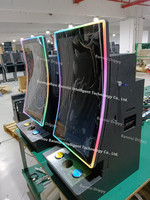 Machines de jeu de compétence d'écran incurvé de 27 pouces Machines d'arcade de Bartop d'armoire