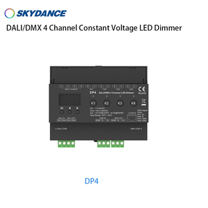 Atenuador LED DALI de Voltaje Constante Skydance DP4 4CH*12A 12-48VDC, Compatible con Señales DALI y DMX, DT6/DT8 - Product Image 4
