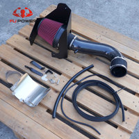 Kit de filtre d'admission d'air froid avec bouclier thermique FUPOWER pour DODGE CHALLENGER CHARGER RT COUPE SE 5.7L V8 2011-2022, tuyau en fibre de carbone sèche