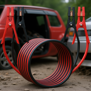 Cavi di Avviamento PowerSmart 4 Gauge 20 Piedi, Resistenti per Avviamento Auto, Uso d'Emergenza Stradale - Product Image 2