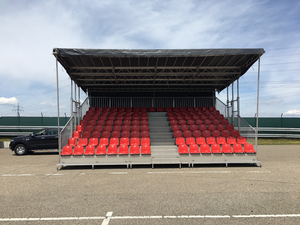 Blanqueador de capas Estructura de acero galvanizado Soporte Actividad/Fútbol Blanqueadores Tribuna - Product Image 6