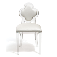 Chaises de salle à manger en acrylique transparent moderne et écologique, cent types, pour la maison, l'hôtel, le bureau