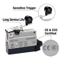 Rouleau court de haute qualité à levier de Type 3 broches en alliage d'argent bornes à vis forme de base SPDT 250V 10A Micro interrupteur