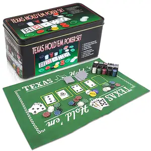 Set da gioco di poker popolare set da poker cool set da poker per bambini di alta qualità