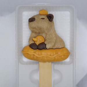 Crème glacée en forme d'animal Kapibala au design unique, sucette glacée mignonne en forme de Kapibala, formes personnalisables - Product Image 4