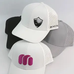HS40 Custom Men Hat Black Non-waterproof Gorra Veracap Plain Sports Waterproof Baseball Golf Caps For Man With Logo