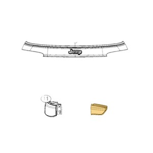 Luces Traseras para Jeep Compass 55112685AA 55112684AA, Repuesto para Modelos 2017-2021, Luz Trasera Halógena de Plástico - Product Image 4