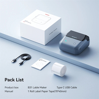 Imprimante d'étiquettes thermique portable multifonction Niimbot B31, 3 pouces