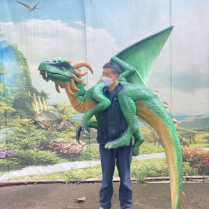 Bán buôn thực tế animatronic khủng long tay con rối để bán - Product Image 4