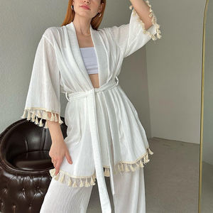 Conjuntos personalizados para mujer, <span class=keywords><strong>chaleco</strong></span> vaquero de lujo y falda larga, conjunto de mujer, traje de alta calidad para mujer, azul, dos piezas, 2 piezas/ - Product Image 5