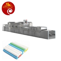Machine de séchage automatique à faible consommation d'énergie pour craie, type tunnel, machine de séchage à micro-ondes sans poussière pour craie scolaire, équipement