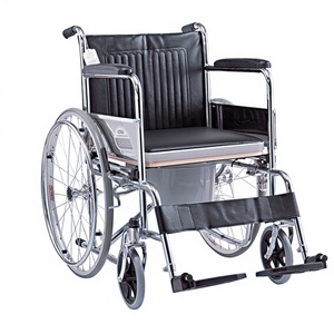 <b>Folding</b> Handicap Toilet Chair Chair Seat Cover WC Plegable Ruedas Bucket <b>Commode</b> Wheel Chair Steel <b>Commode</b> Wheelchair - Product Image 1
