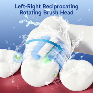 Appareils d'hygiène bucco-<span class=keywords><strong>dentaire</strong></span> <span class=keywords><strong>Brosse</strong></span> à dents électrique rotative <span class=keywords><strong>pour</strong></span> adultes Rechargeable Nettoyage des dents IPX7 Étanche 3 modes Affichage LED Meilleur - Product Image 2