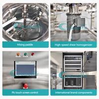 Mélangeur Émulsifiant Homogénéisateur Sous Vide de Qualité Alimentaire pour Usine de Production de Sauce Tomate et Machine à Mayonnaise