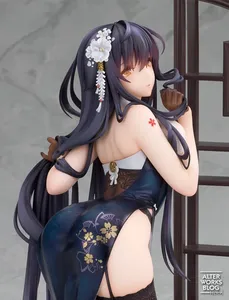 Figura de Acción Coleccionable de PVC Azur Lane IJN <span class=keywords><strong>Azuma</strong></span> de 16CM, Modelo de Anime Arrodillada con Vestido Cheongsam, Regalo para Fans, Artesanía de Plástico - Product Image 5
