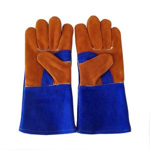 Fait sur commande De Soudure Gants En Cuir De Vache Gants de Travail <span class=keywords><strong>D</strong></span>'<span class=keywords><strong>hiver</strong></span> - Product Image 2